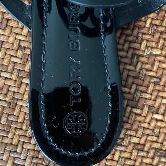 Tory Burch Black Patent Sandals - Picture 3 of 3